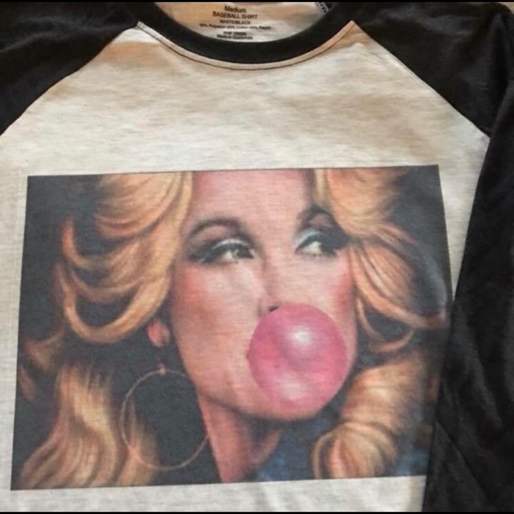 SHE’S BACK!!! NEW! Dolly Pardon Baseball Tee!